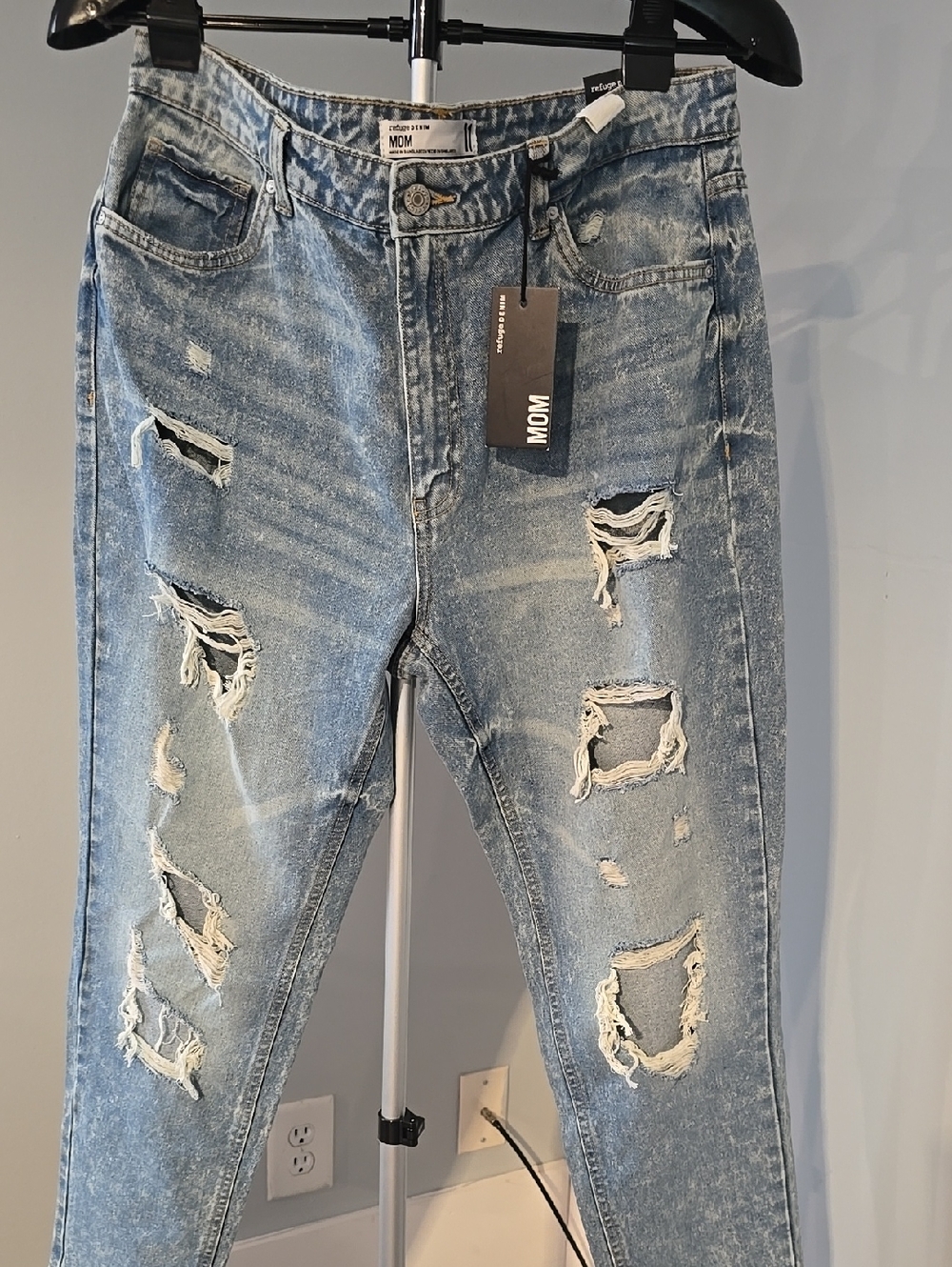 Refuge Vintage High Rise Taille Haute Demin Size 11